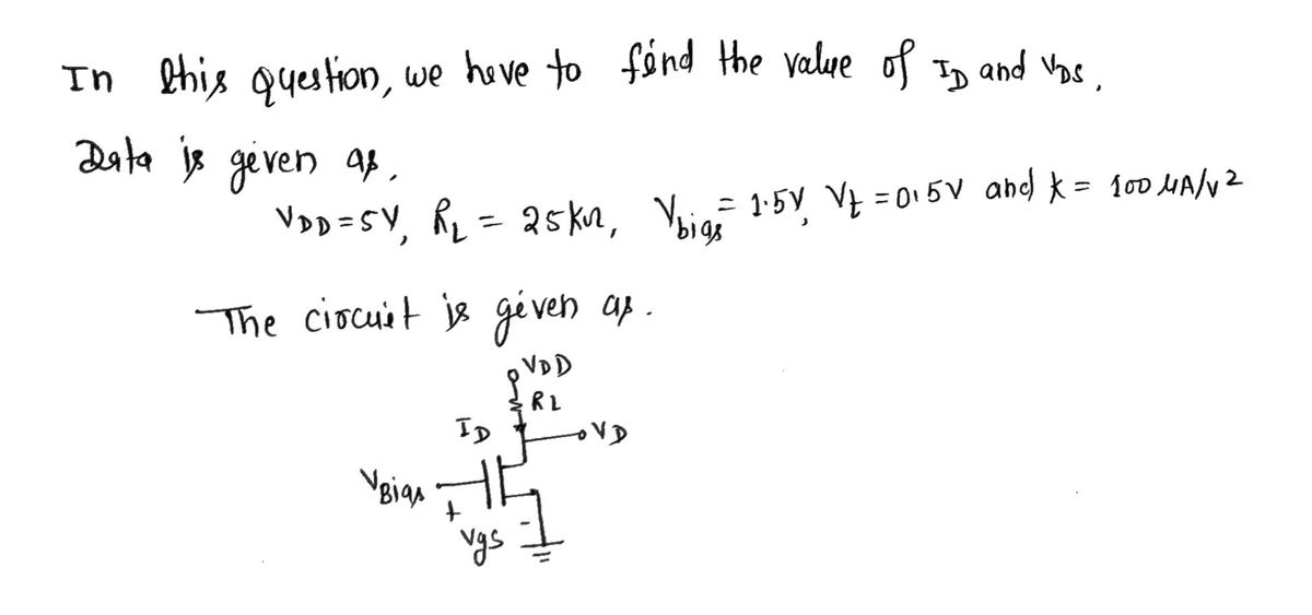 Electrical Engineering homework question answer, step 1, image 1